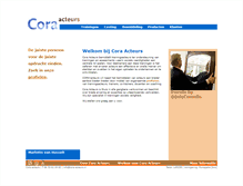 Tablet Screenshot of cora-acteurs.nl